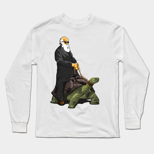 Galapagos Style Long Sleeve T-Shirt by hereticwear